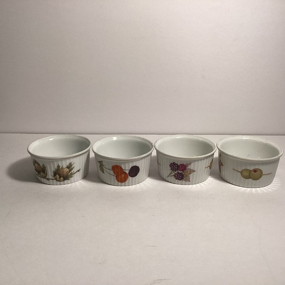 Set of 10 Royal Worcester ramekins, fruit of the vale - Picture 2 of 10